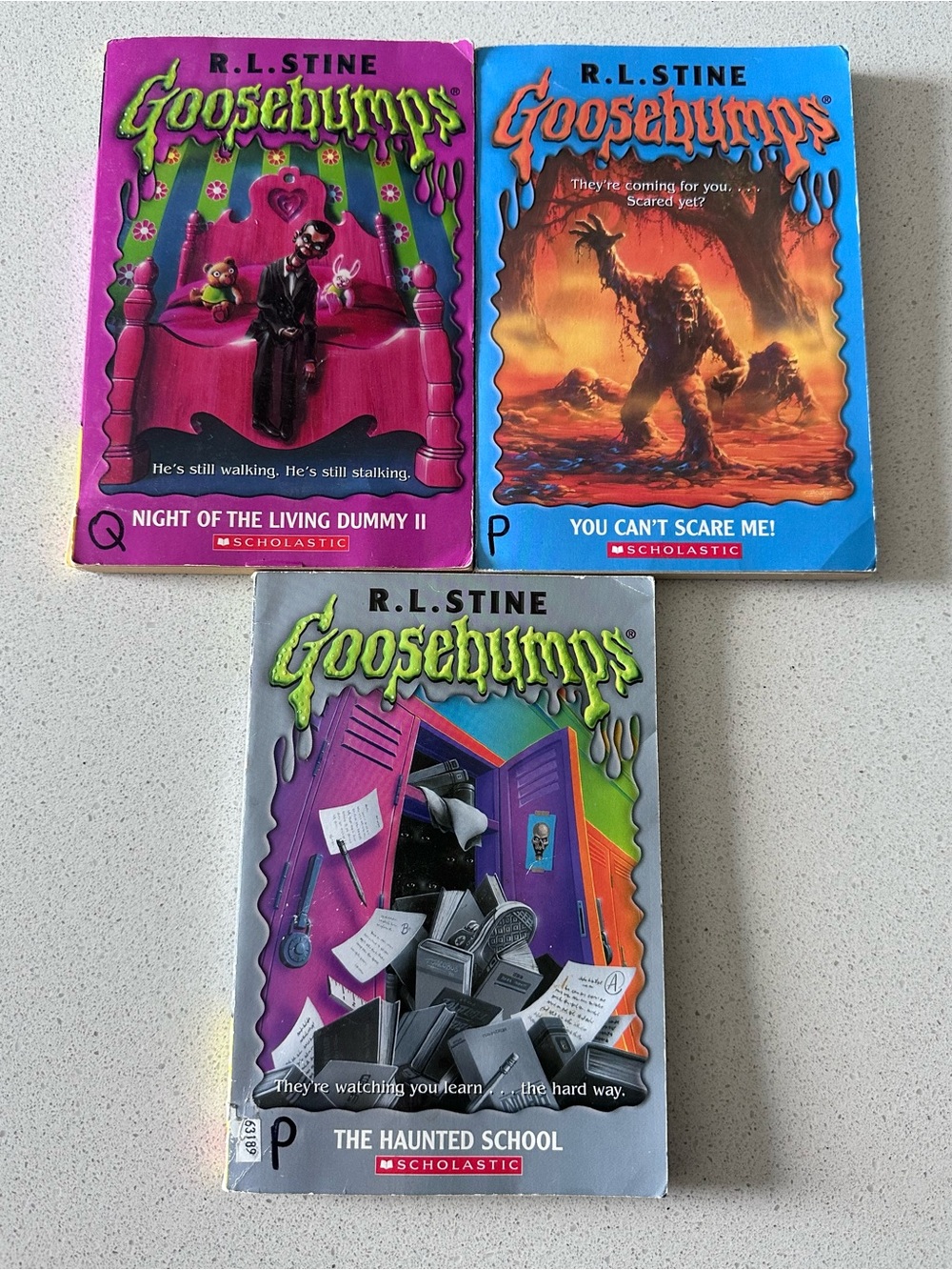 Goosebumps Books Lot of 3